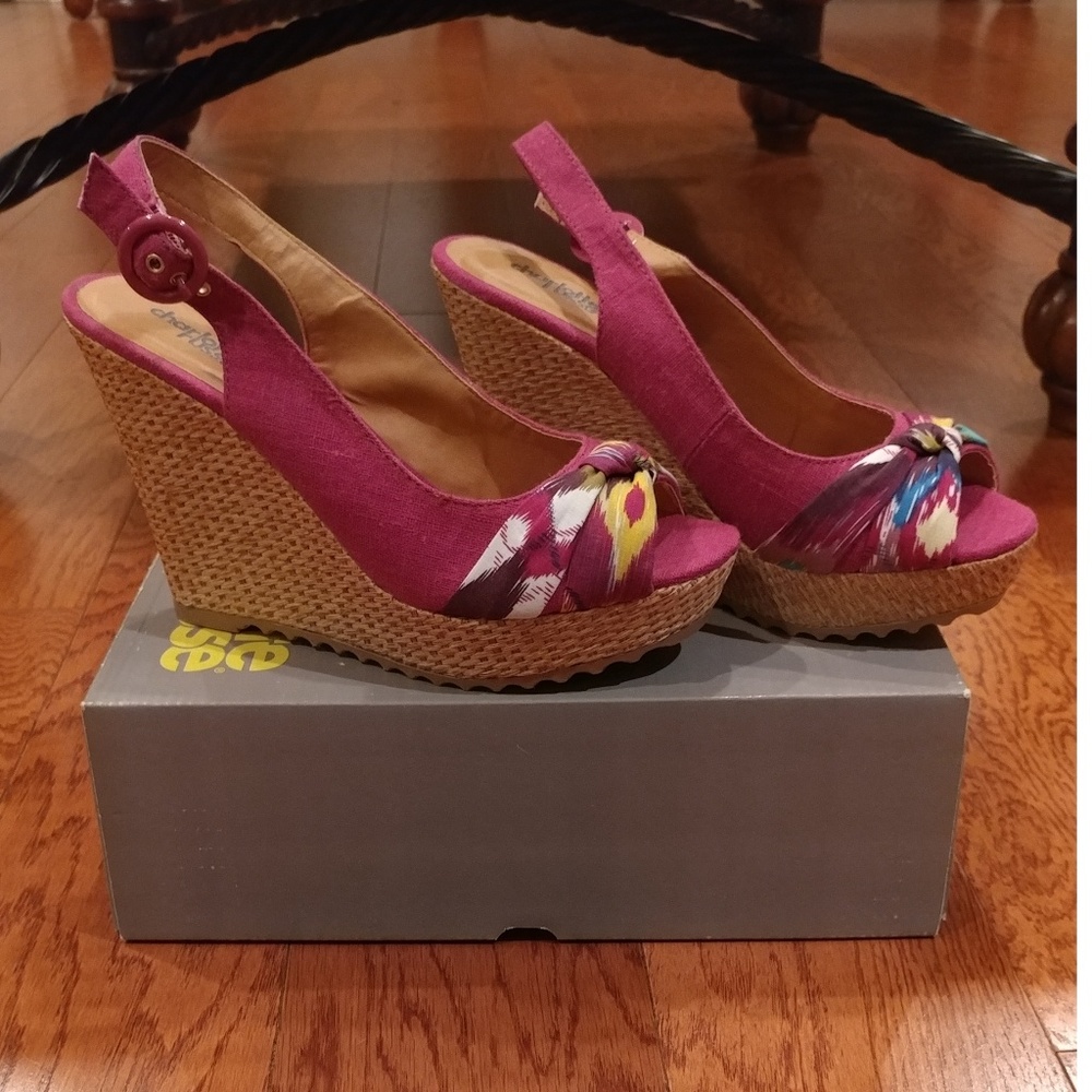 Charlotte russe wedge shoes. "NWOT"